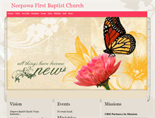 Tablet Screenshot of fbcneepawa.org